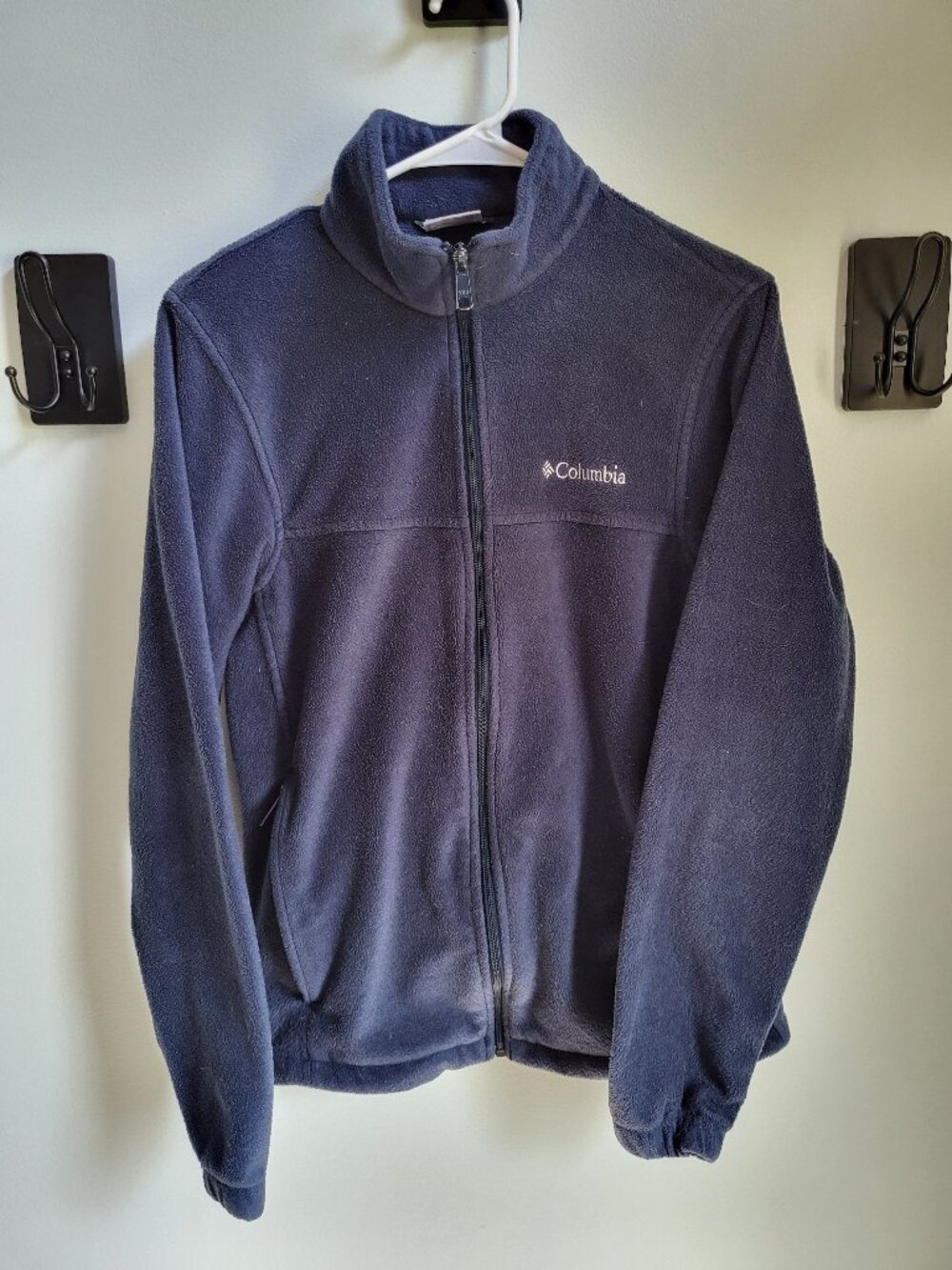 Columbia Navy Blue Fleece Jacket – Women's Size Small